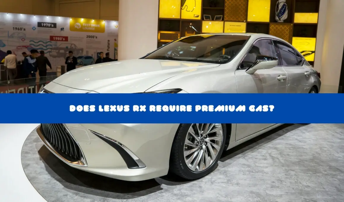 Does Lexus RX Require Premium Gas