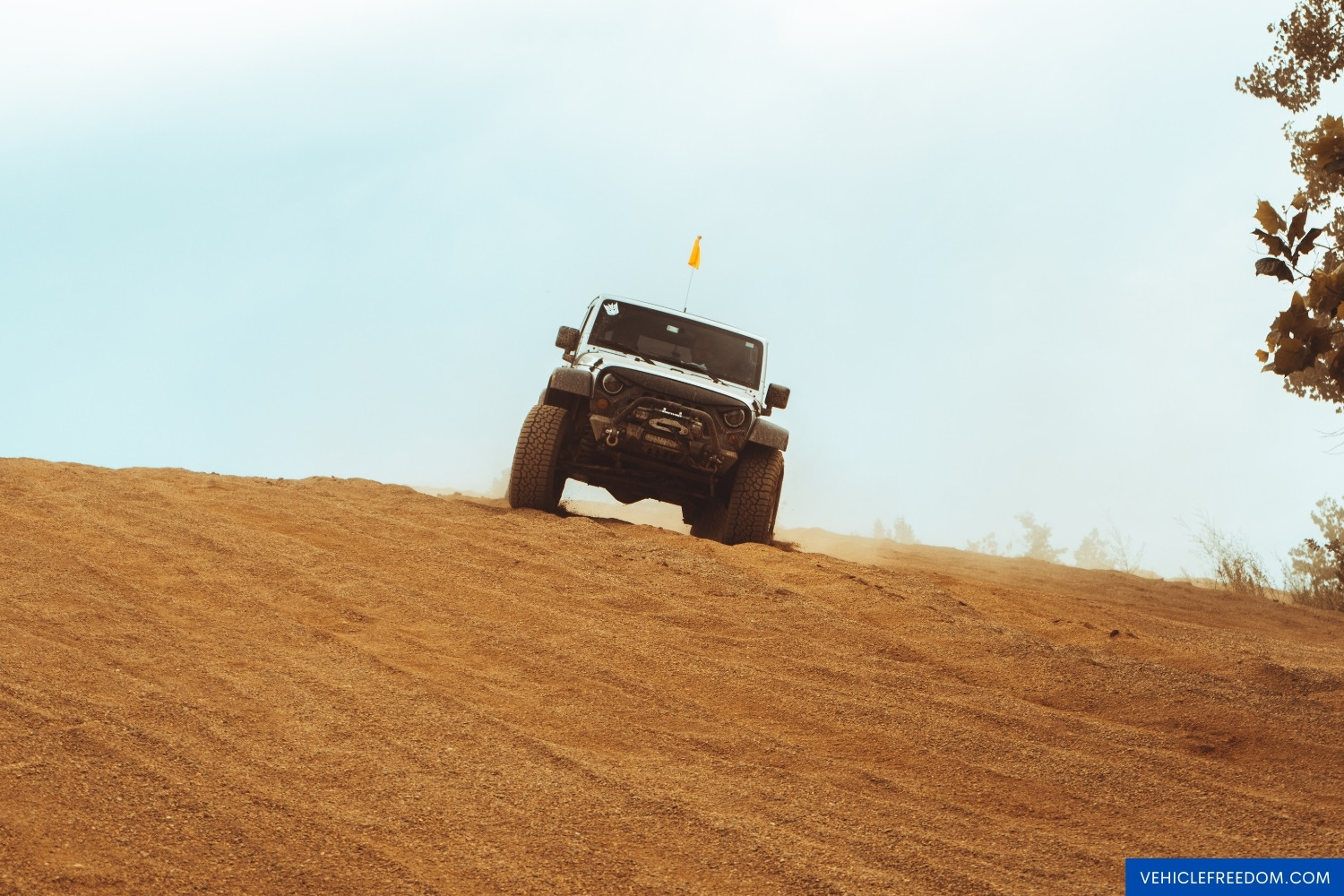 Offroading in a Jeep