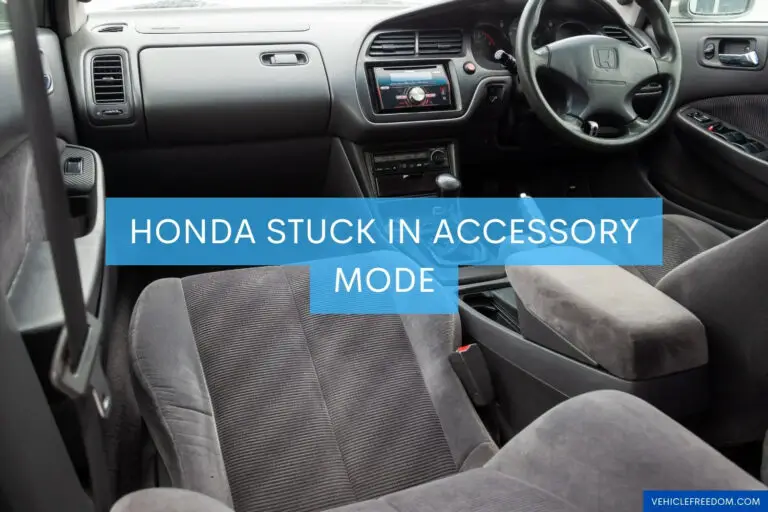 Honda Stuck In Accessory Mode