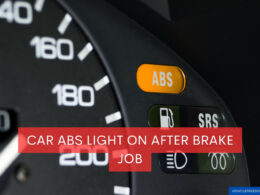 Car ABS Light On After Brake Job