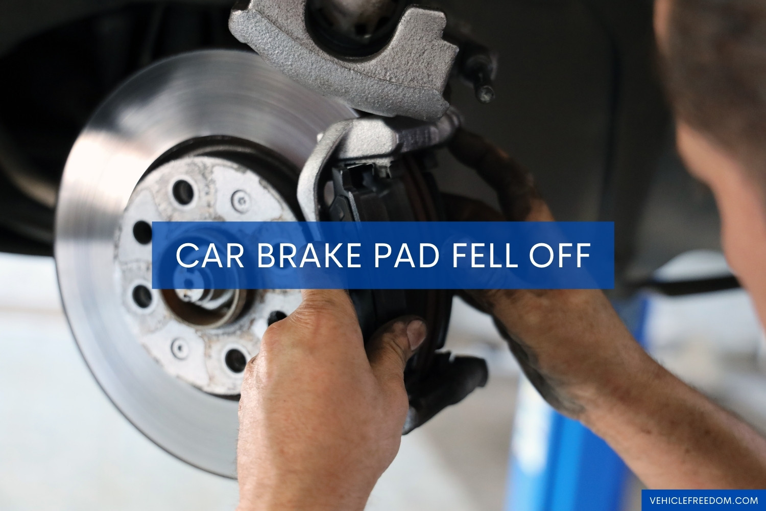 Car Brake Pad Fell Off