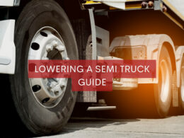 Lowering a Semi Truck