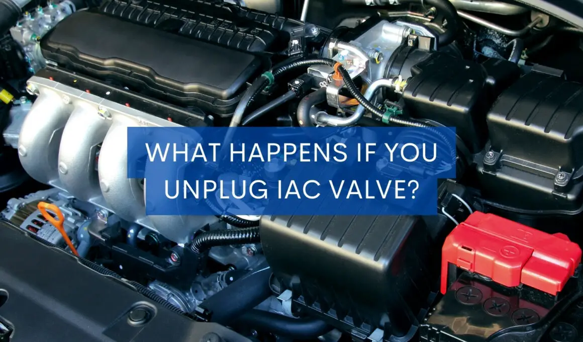 What Happens if You Unplug IAC Valve