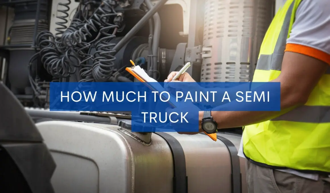 paint a semi-truck cost