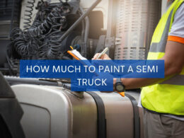 paint a semi-truck cost