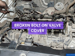 Broken Bolt on Valve Cover