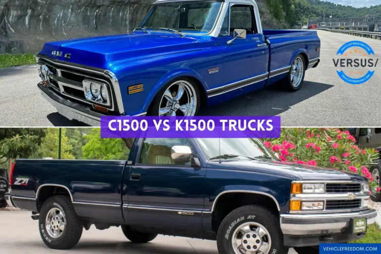 C1500 vs K1500 Trucks