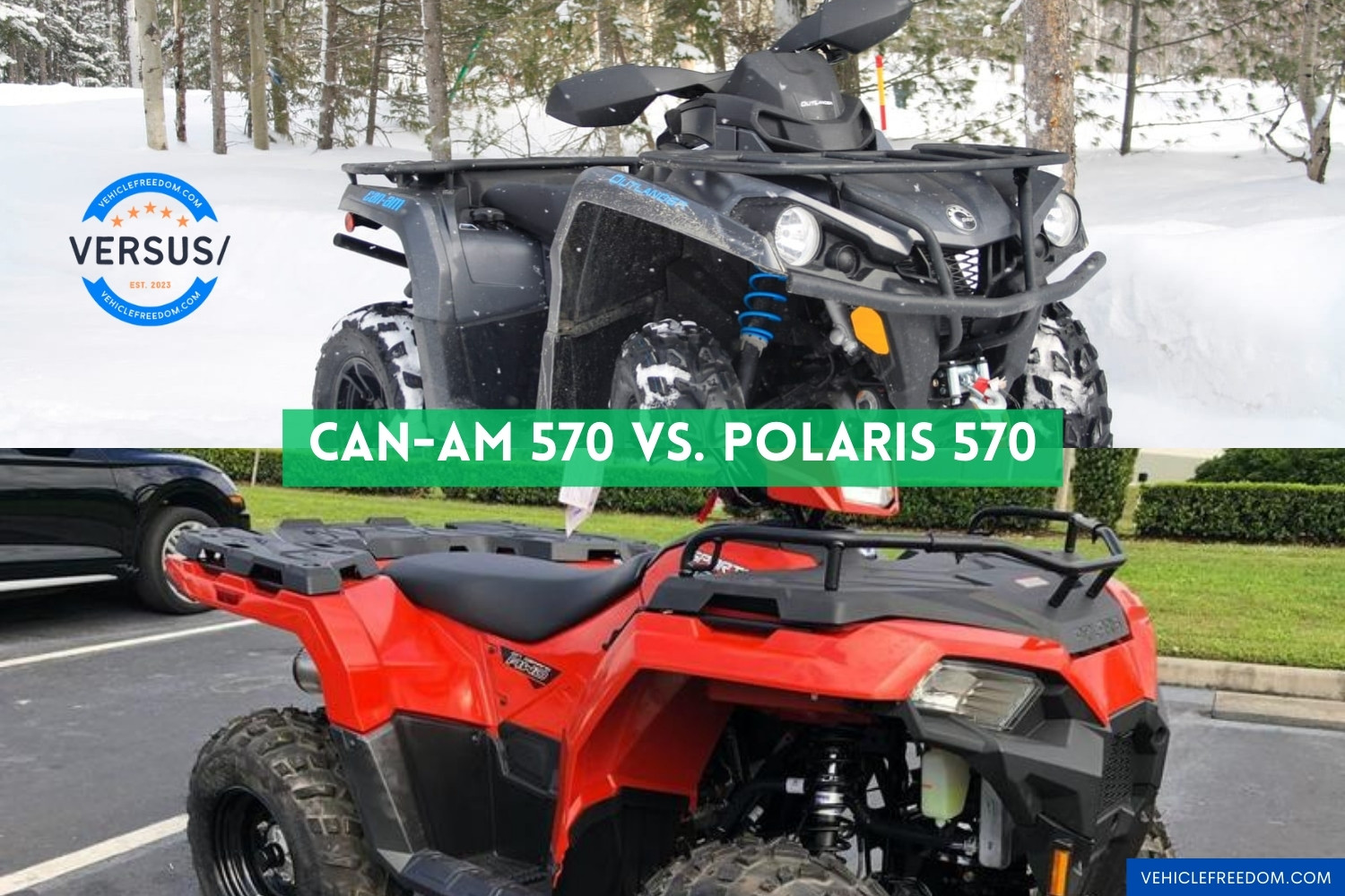 Can-Am 570 vs. Polaris 570 Comparison