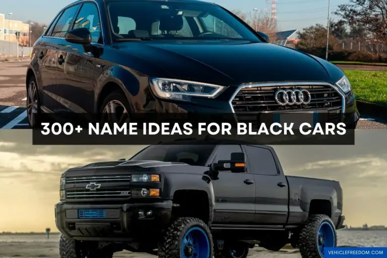 300+ Name Ideas For Black Cars