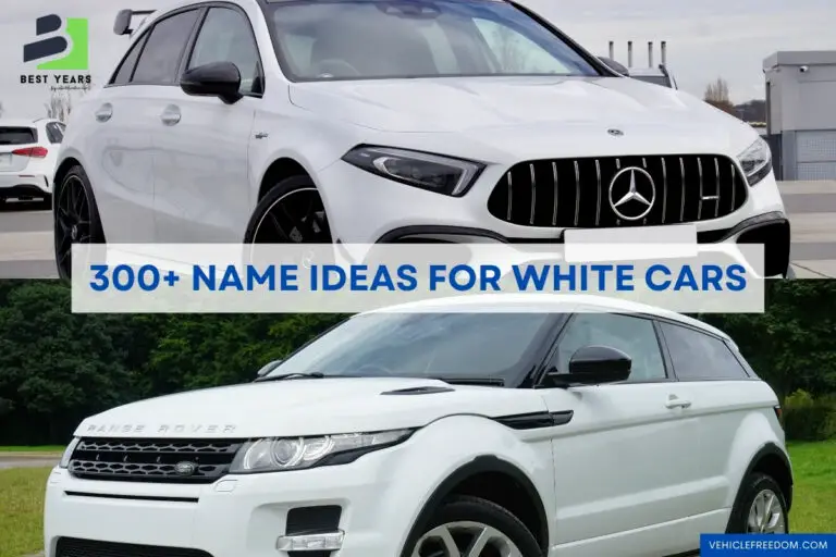 300+ Name Ideas For White Cars