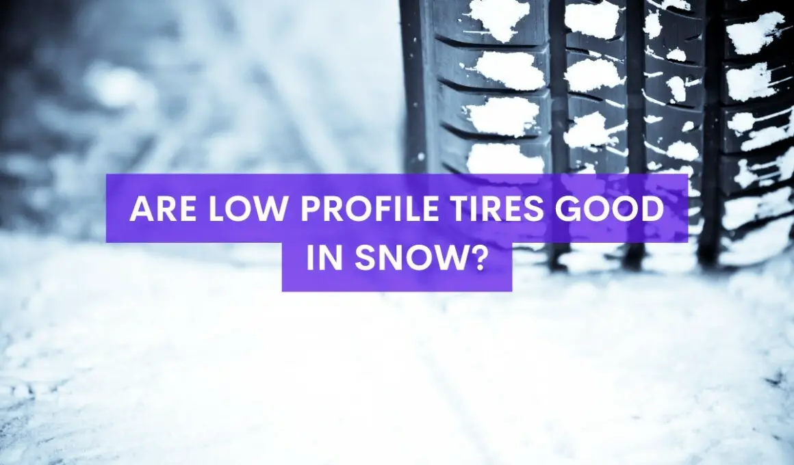 Are Low Profile Tires Good In Snow?